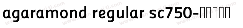 agaramond regular sc750字体转换